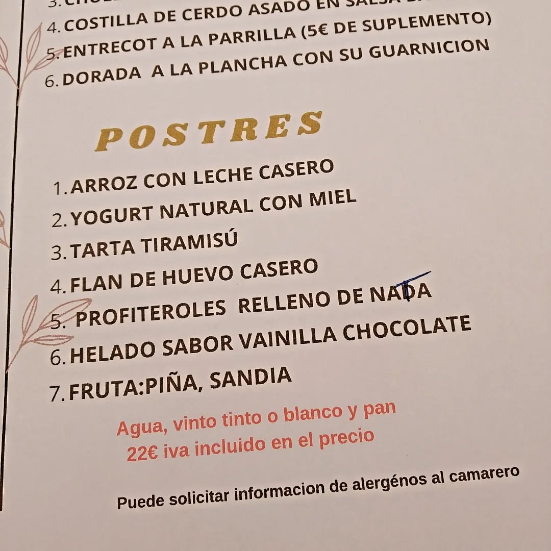 La importancia de una sola letra, y el impacto que ésta puede tener en unos profiteroles.